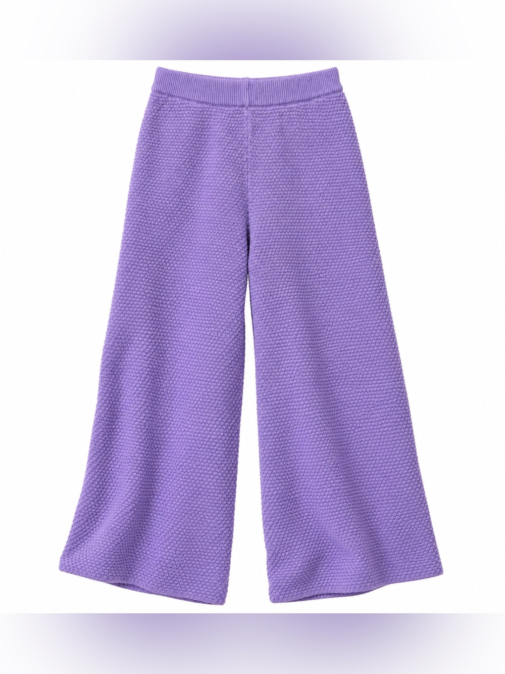 FP Movement by Free People Purple Wide-Leg Knit Pants